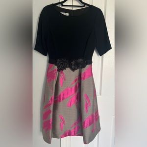 Beautiful Teri Jon short sleeve dress, size 8.